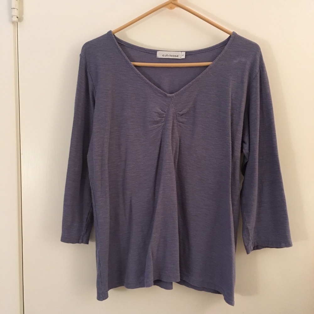 Cotton linen top by Cut Loose